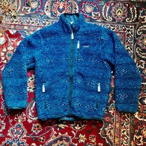 Patagonia Retro X Sherpa Fleece Jacket Aztec Blue